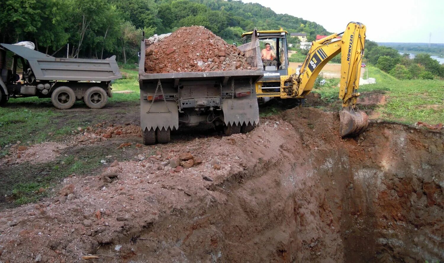 Планировка участка вывоз грунта Вывоз земли с участка с погрузкой в Смоленске: 79 исполнителей с отзывами и цена