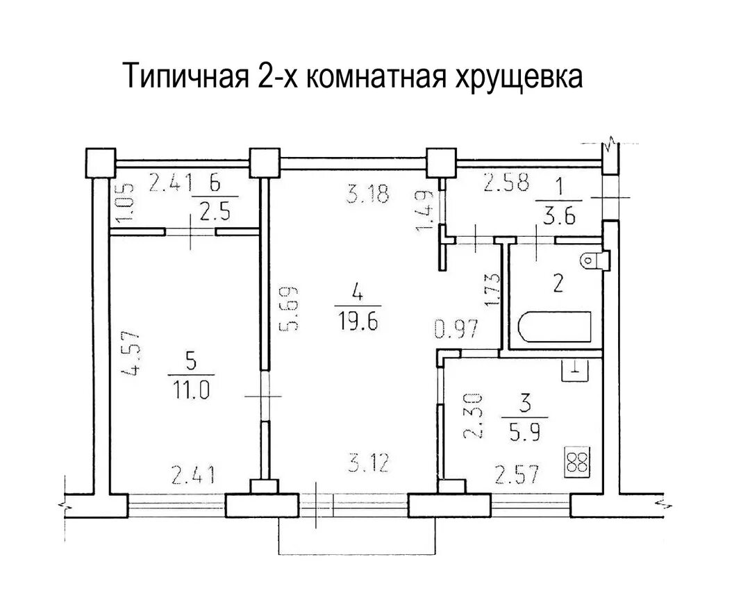 Планировка угловой хрущевки 2 комнаты Кладовка ДВ Хабаровск - телефон, адрес, контакты. Отзывы о Кладовка ДВ (Хабаровс