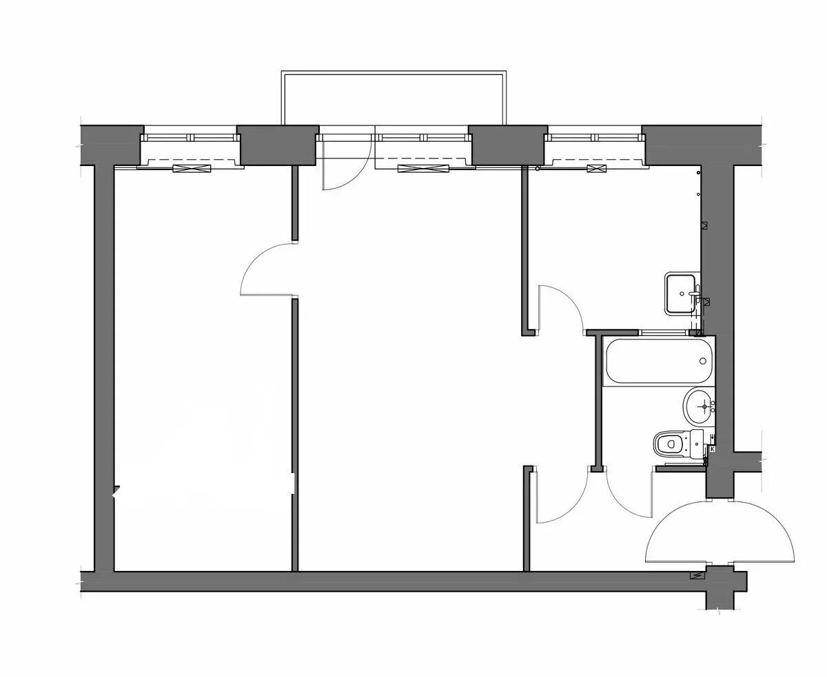 Планировка угловой хрущевки 2 комнаты Купить 2-комнатную квартиру, 45.5 м² по адресу Орёл, Приборостроительная улица, 