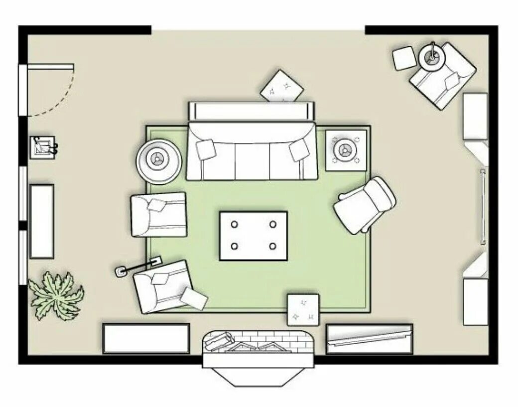 Планировка угловой комнаты Mj living room layout in 2019 Small living room furniture, Small room design, Ar