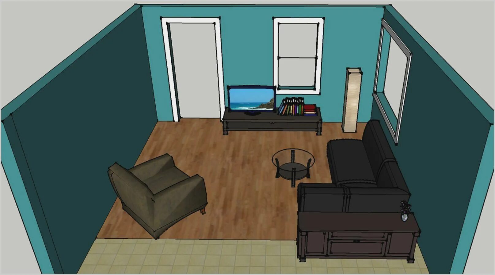 Планировка угловой комнаты Rearranging A Small Bedroom Desain ruangan kecil, Ruang keluarga kecil, Desain k
