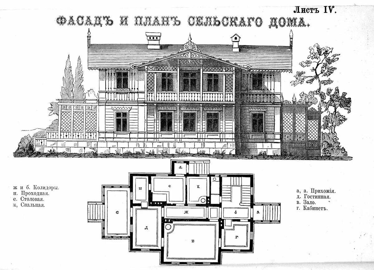 Планировка усадебного дома Проекты домов начала XX века. Малоизвестные сегодня технологии Записки Старого С