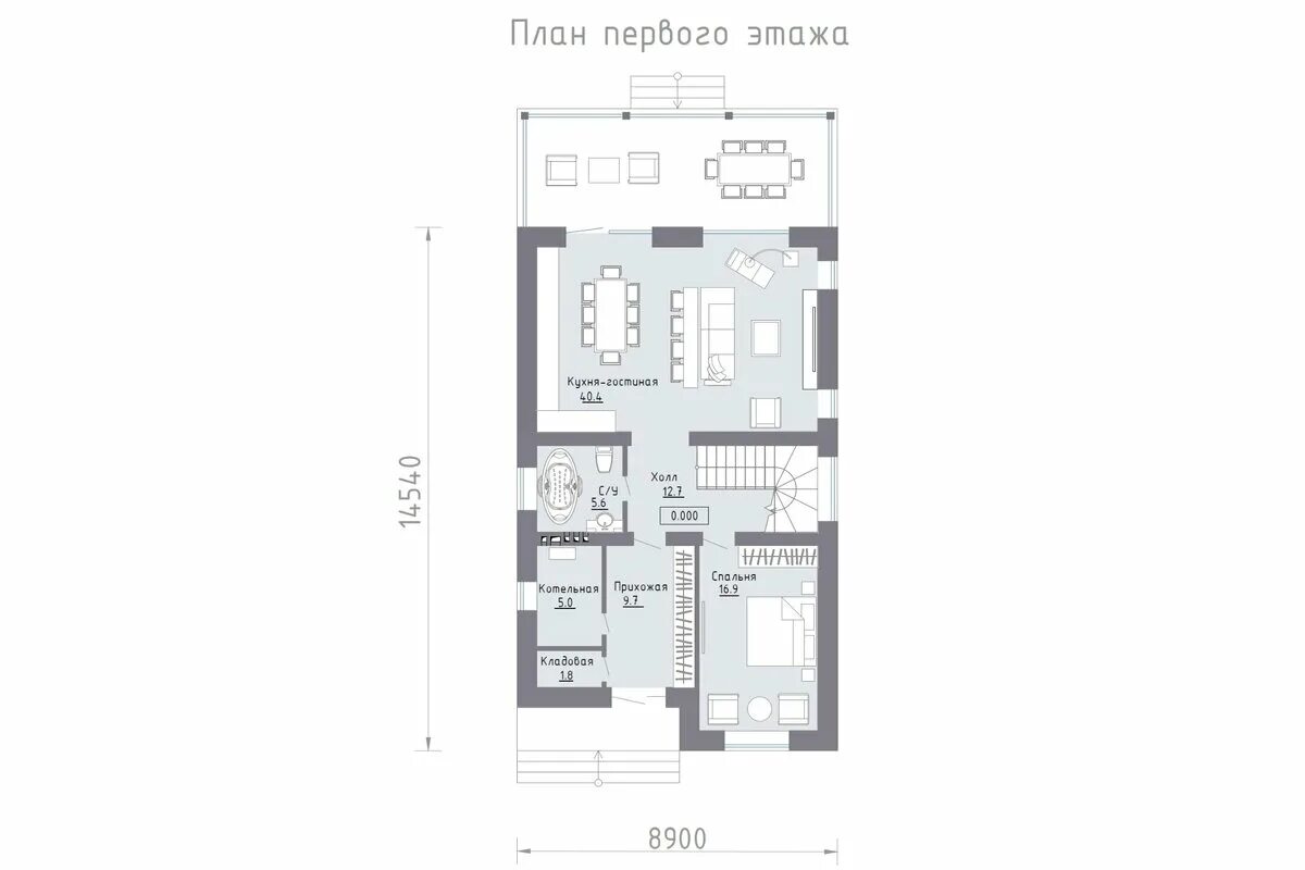 Планировка узкого дома 2 этажа Двухэтажный дом для узкого участка с идеальной планировкой "Строй со вкусом" про