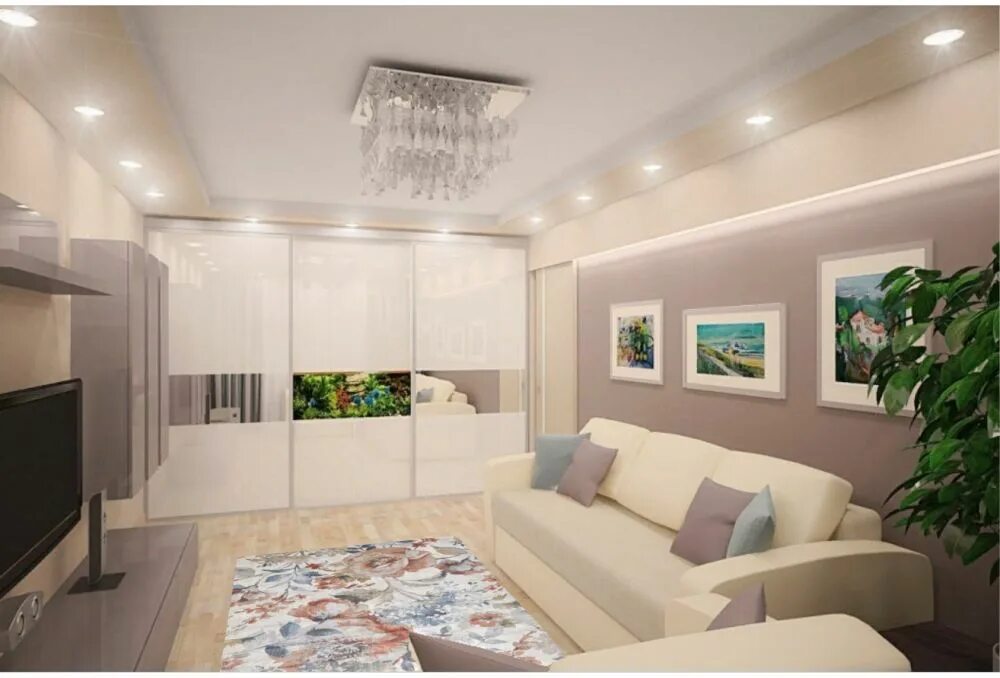 Планировка в гостиной комнатной квартиры Ковровая дорожка LikeCarpets 124189074 - купить по выгодной цене в интернет-мага