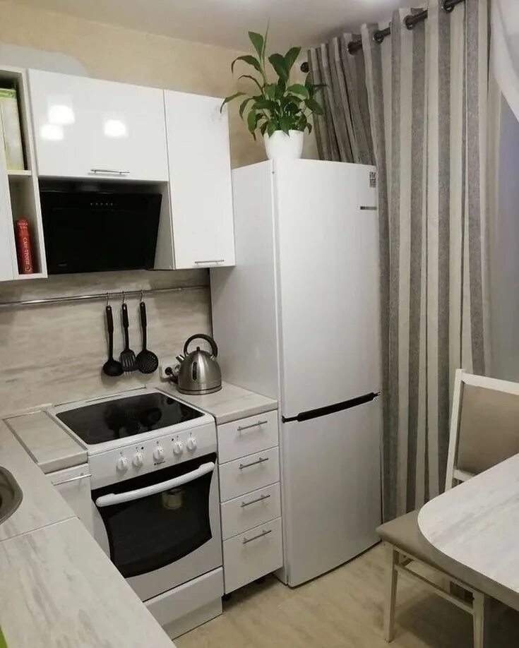 Планировка в маленькой кухне с холодильником фото 1,649 отметок "Нравится", 24 комментариев - ДИЗАЙН ИНТЕРЬЕР ДЕКОР (@decor.inf. I