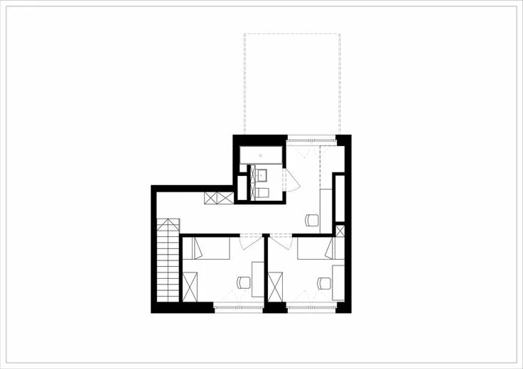 Планировка в пол этажа Gallery of Duplex in Kurkowa / 3XA - 29 Duplex floor plans, House plans, Floor p