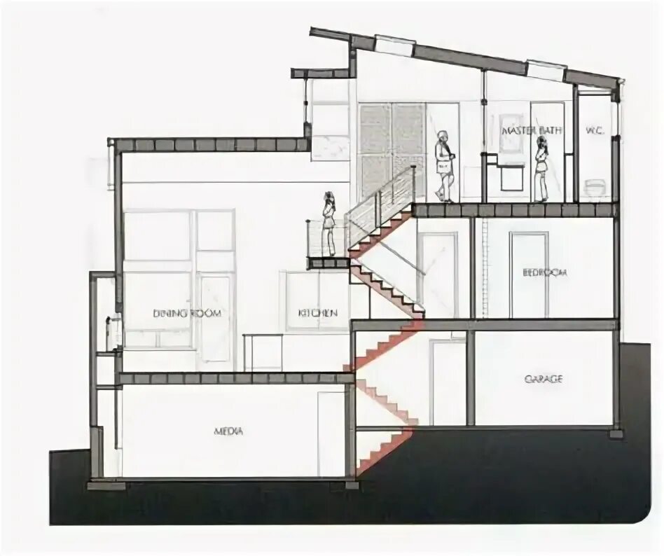 Планировка в пол этажа 10 популярных идей на тему "split level house design floor plans" для вдохновени