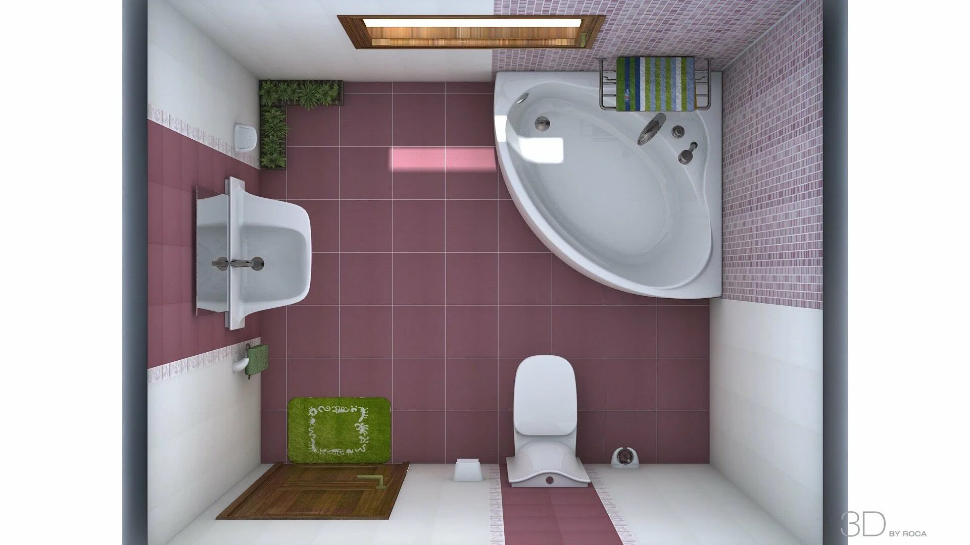Планировка ванной комнаты 1.5 на 1.5 Ванная 1.5 на 2 - Kerama Marazzi Клери фото 5 tre-i-dnr.ru