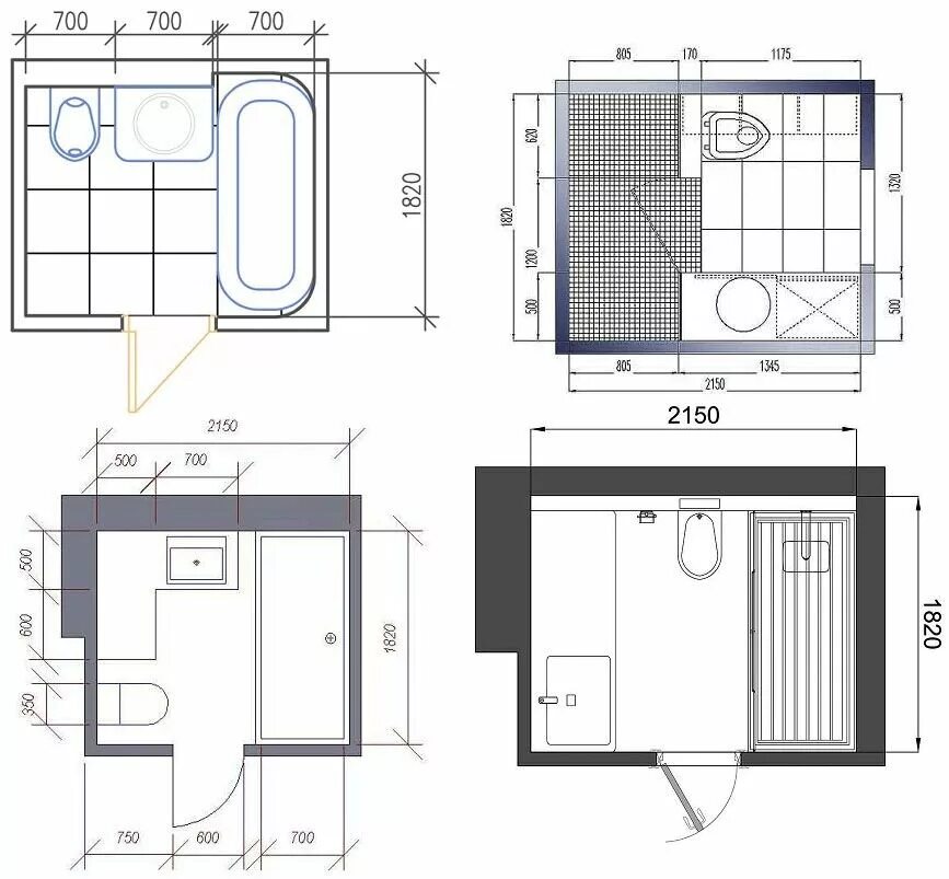 Планировка ванной комнаты 1.7 на 1.7 Panorama: Smart Ceramica, online store, Russia, Saint Petersburg, ulitsa Salova,