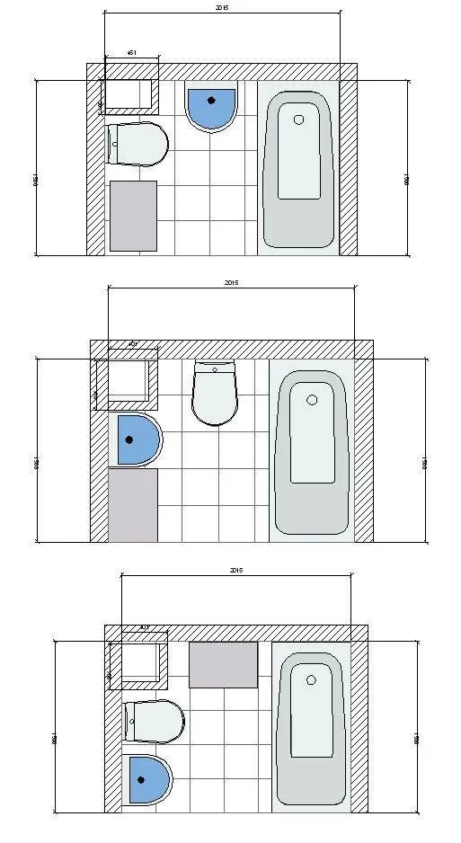 Планировка ванной комнаты 2.5 на 1.5 Расстановка мебели в ванной фото - DelaDom.ru