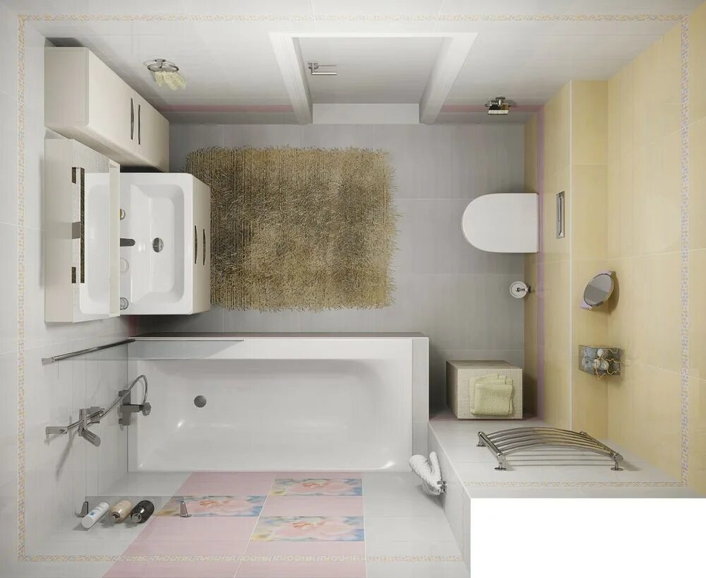 Планировка ванной комнаты 3 кв м Коллекция бренда Kerama Marazzi: Сатари Торговый Дом FLEXI