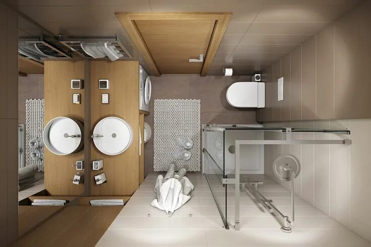 Планировка ванной комнаты с душем Планировка совмещенного санузла однушки Interior, Home, Home decor
