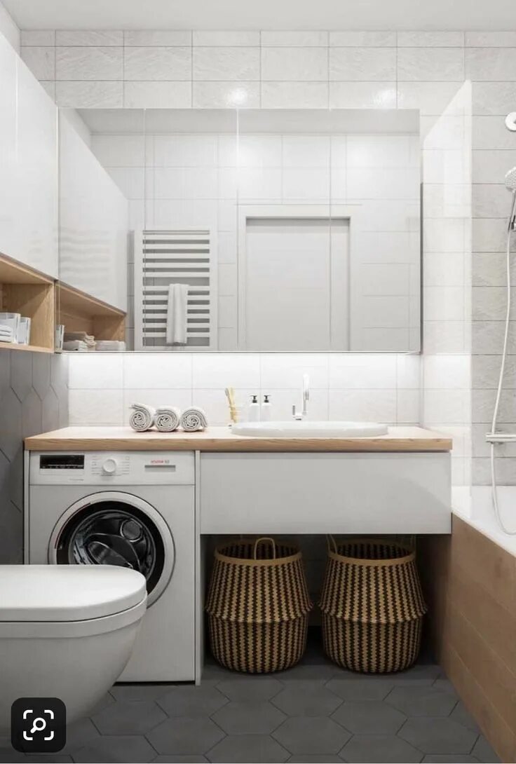 Планировка ванной комнаты с стиральной машиной Pin auf ANTERIORS Kleine badezimmer design, Badezimmereinrichtung, Kleines bad r