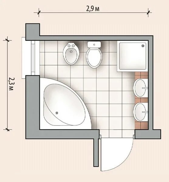 Планировка ванной комнаты с унитазом Акриловая ванна 1Marka Ibiza 150x150 - Купить в интернет магазине сантехники в М