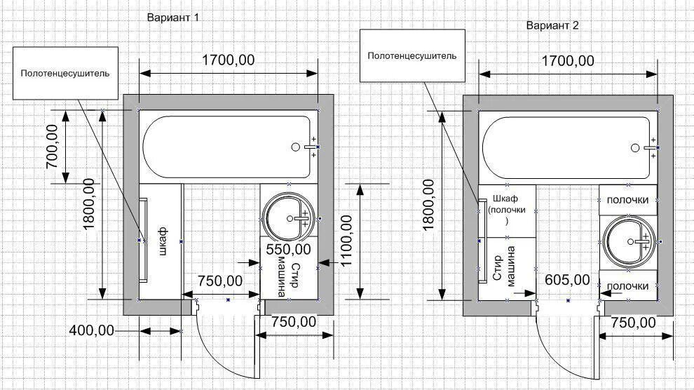 Планировка ванной примеры Размер ванны в частном доме