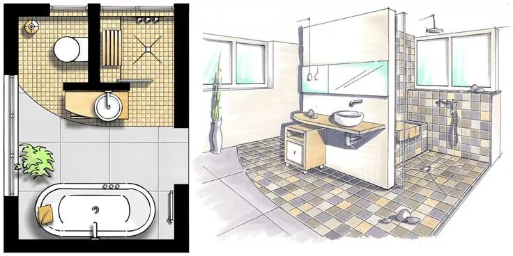 Планировка ванной в частном доме http://static.bauen.de/fileadmin/media/Ratgeber/Artikel/Wohnen/Badezimmer/Kleine