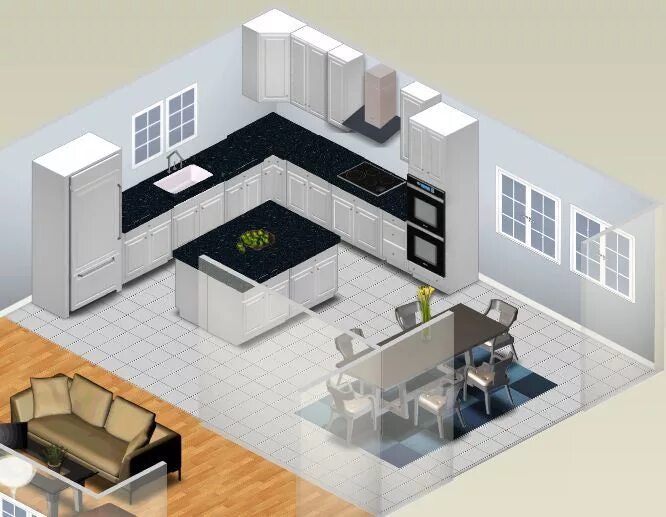 Планировка внутри кухни 5 Examples of L-Shaped Kitchen Layouts Kitchen layout plans, Small kitchen plans