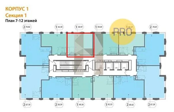 Планировка всех этажей discovery park Продажа 2 -ком. квартира в ЖК "Дискавери Парк 1 оч. корп. 1 (Аристотель), Дыбенк