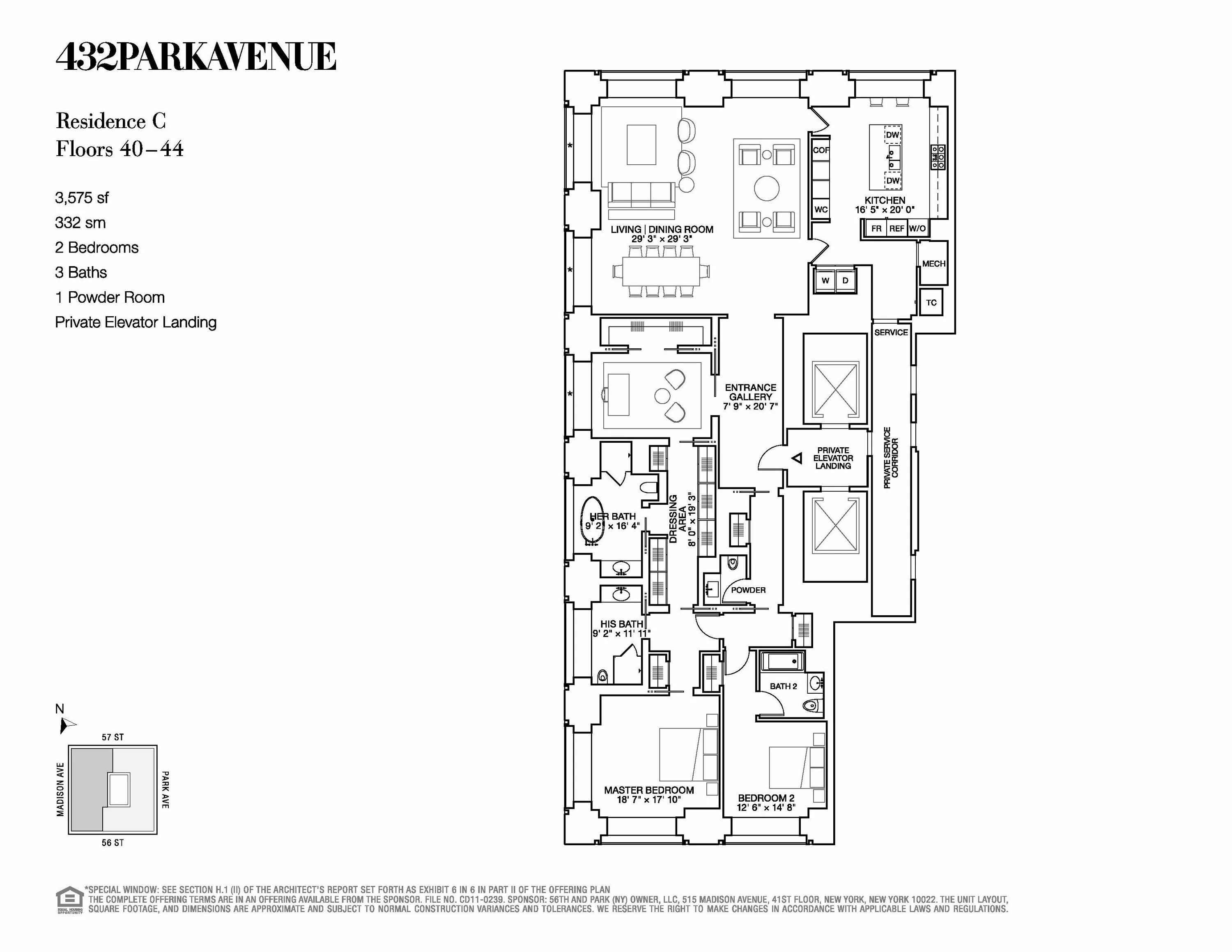 Планировка всех этажей discovery park 432 park avenue, Floor plans, Apartment floor plans