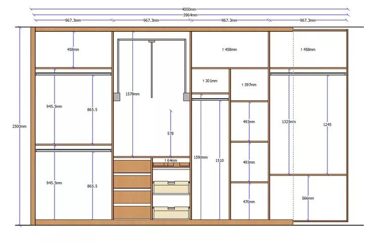 Планировка встроенного шкафа в комнате autoclosets - autoclosets Image Gallery Dressing room closet, Wardrobe design be