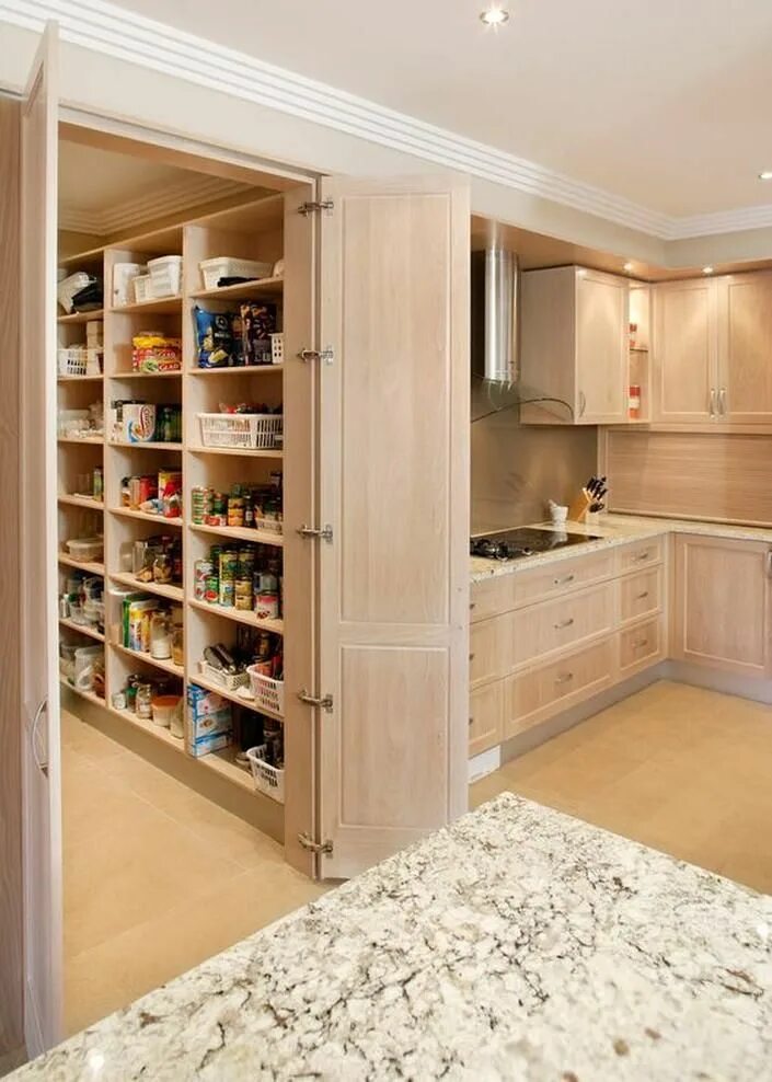 Планировка встроенных шкафов в кухне What do you need in the perfect butler’s pantry? Kitchen pantry design, Pantry d