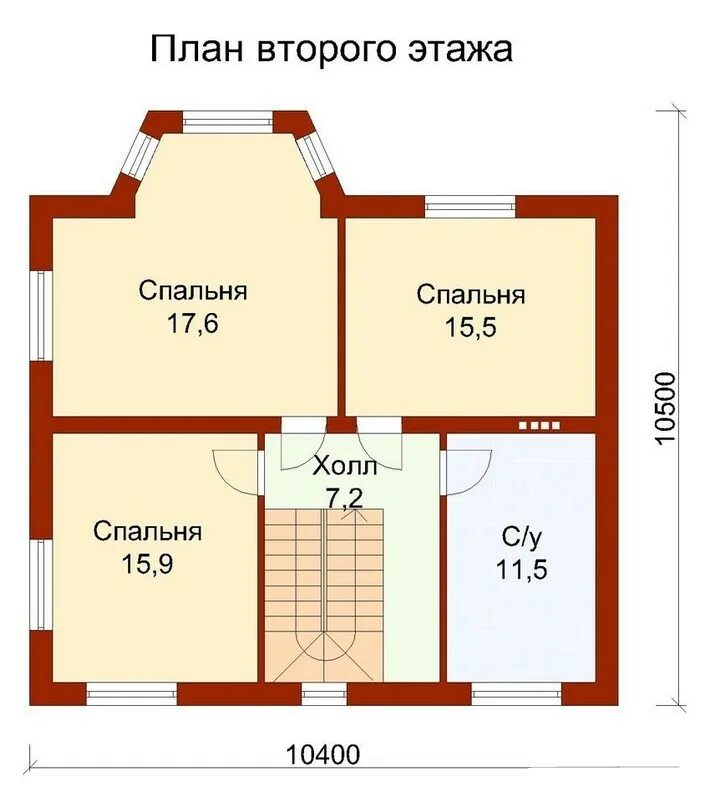 Планировка второго этажа 10 на 10 План дома 10 на 10 двухэтажный - 30 вариантов + советы эксперта!