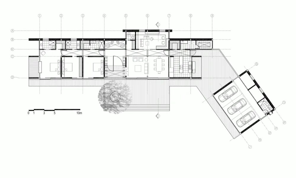 Планировка вытянутого дома Gallery of G1 House / Gabriel Rivera Arquitectos - 17 House architecture design,