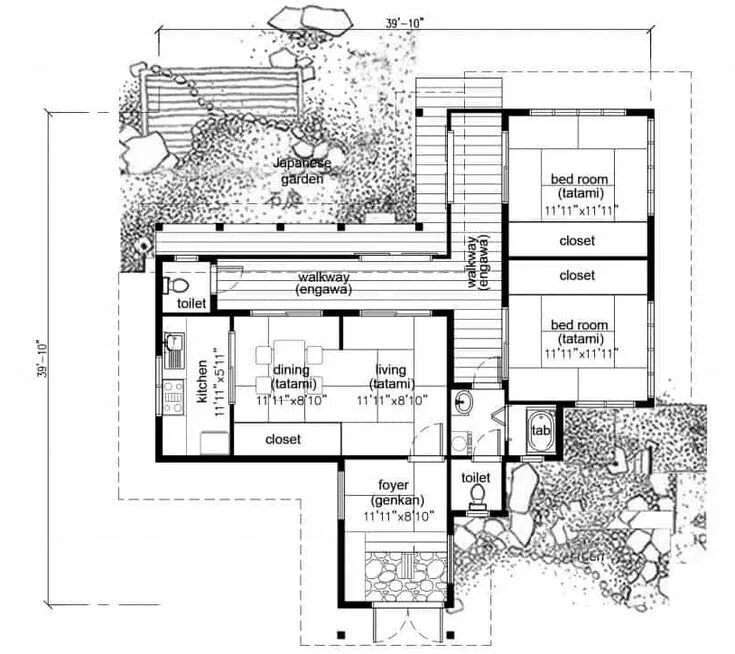 Планировка японского дома Traditional Japanese House Floor Plans (with Drawings) in 2024 Traditional japan