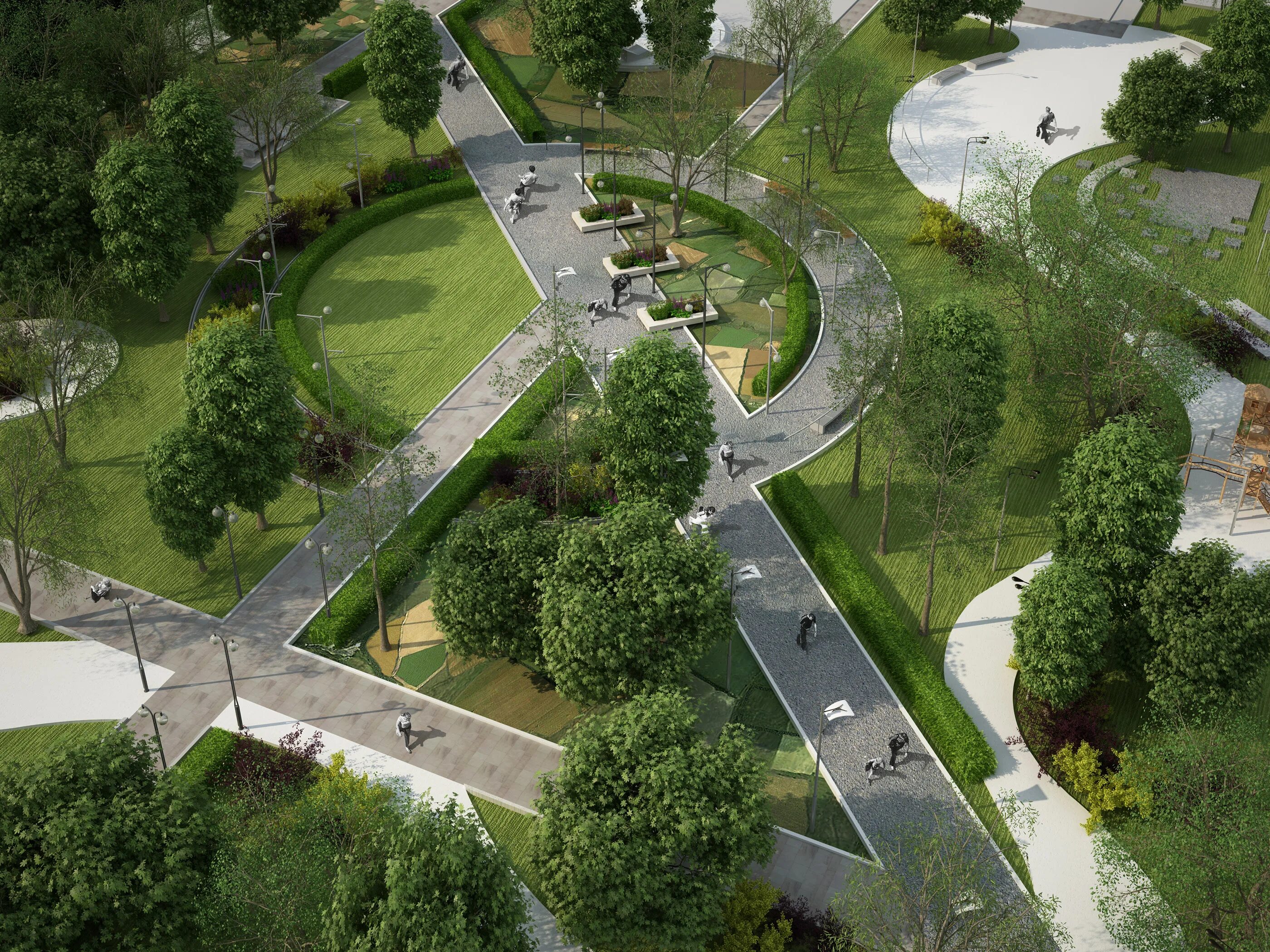 Планировка застройка благоустройство территорий Improvement of the territory :: Behance