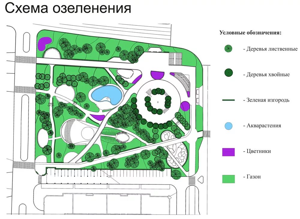 Планировка застройка благоустройство территорий Сквер "Ривьера Парк". Ижевск Архитектура и проектирование Архитектурные конкурсы