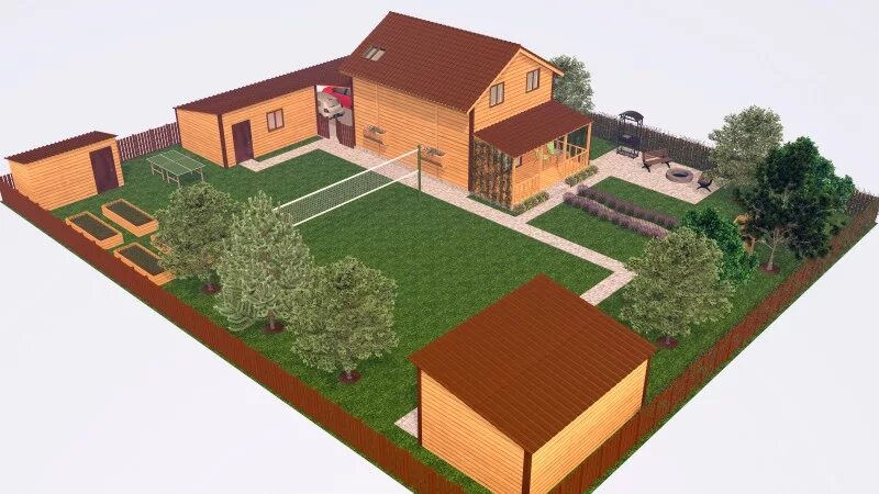 Планировка зданий на участке Планировка участка - Фрилансер Дмитрий Зозуля fshop - Портфолио - Работа #324291