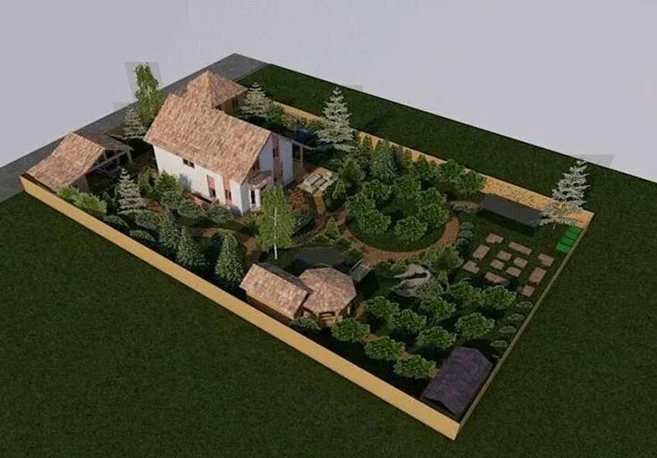 Планировка земельного участка 8 соток планировка участка 10 соток с домом Farm layout, Garden planing, House styles