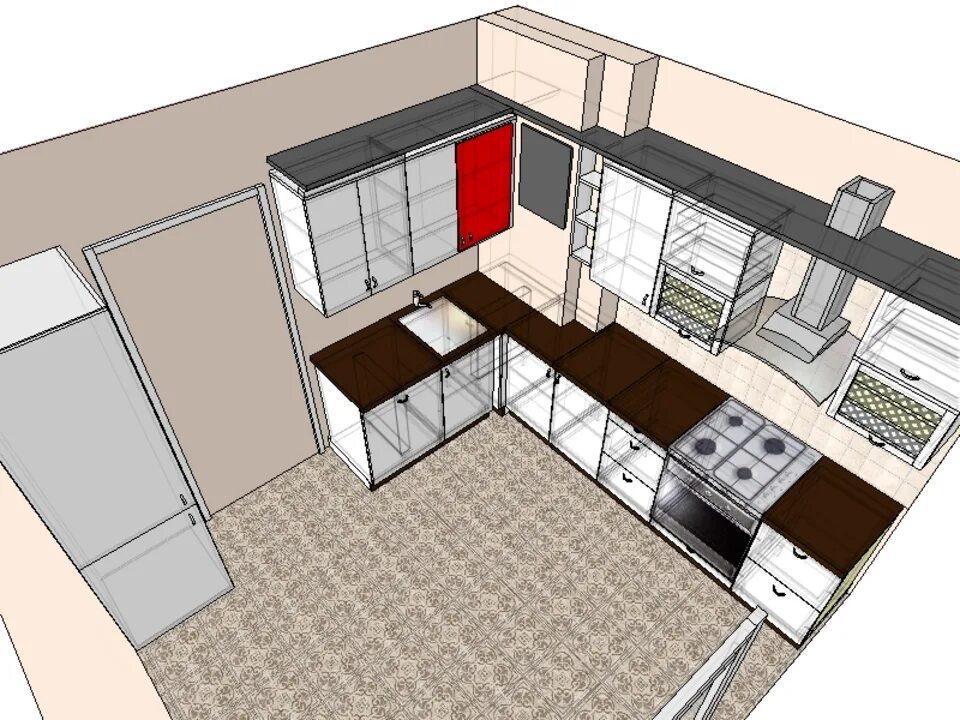 Планировка жилой кухни Kitchen interior arrangement (51 Photos)