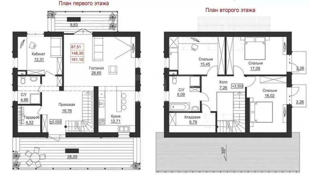 Планировки 1 этажных домов 2 спальни Продажа Коттеджа, Южноуральская, 12400000 руб., Пермский край, Пермь - на портал