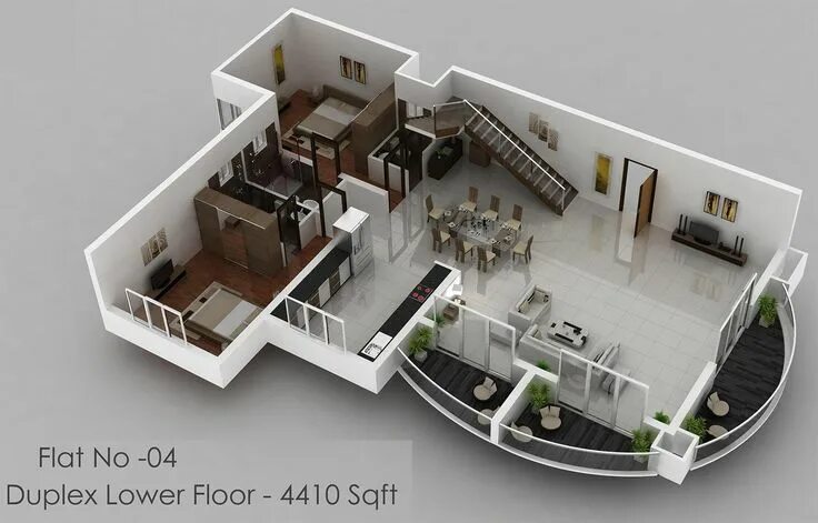 Планировки 2х этажных квартир Planos, Maquetas