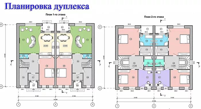 Планировки 2х этажных квартир Обзор поселка таунхаусов "Сабурово Парк" на Пятницком шоссе