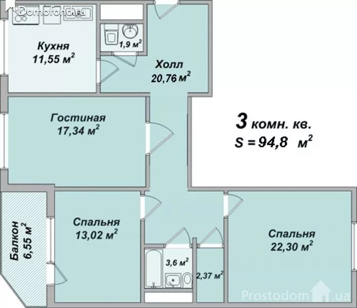 Планировки 3х комнатных квартир улучшенной планировки Визуализатор