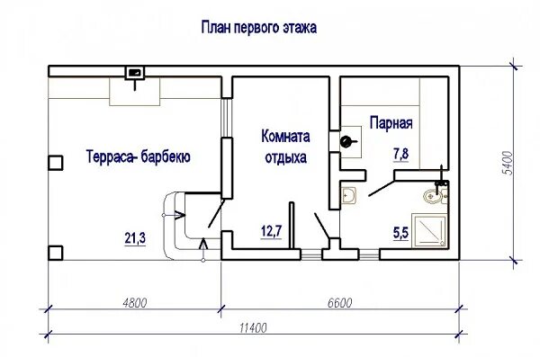 Планировки бань из пеноблоков Проекты бань из газобетона