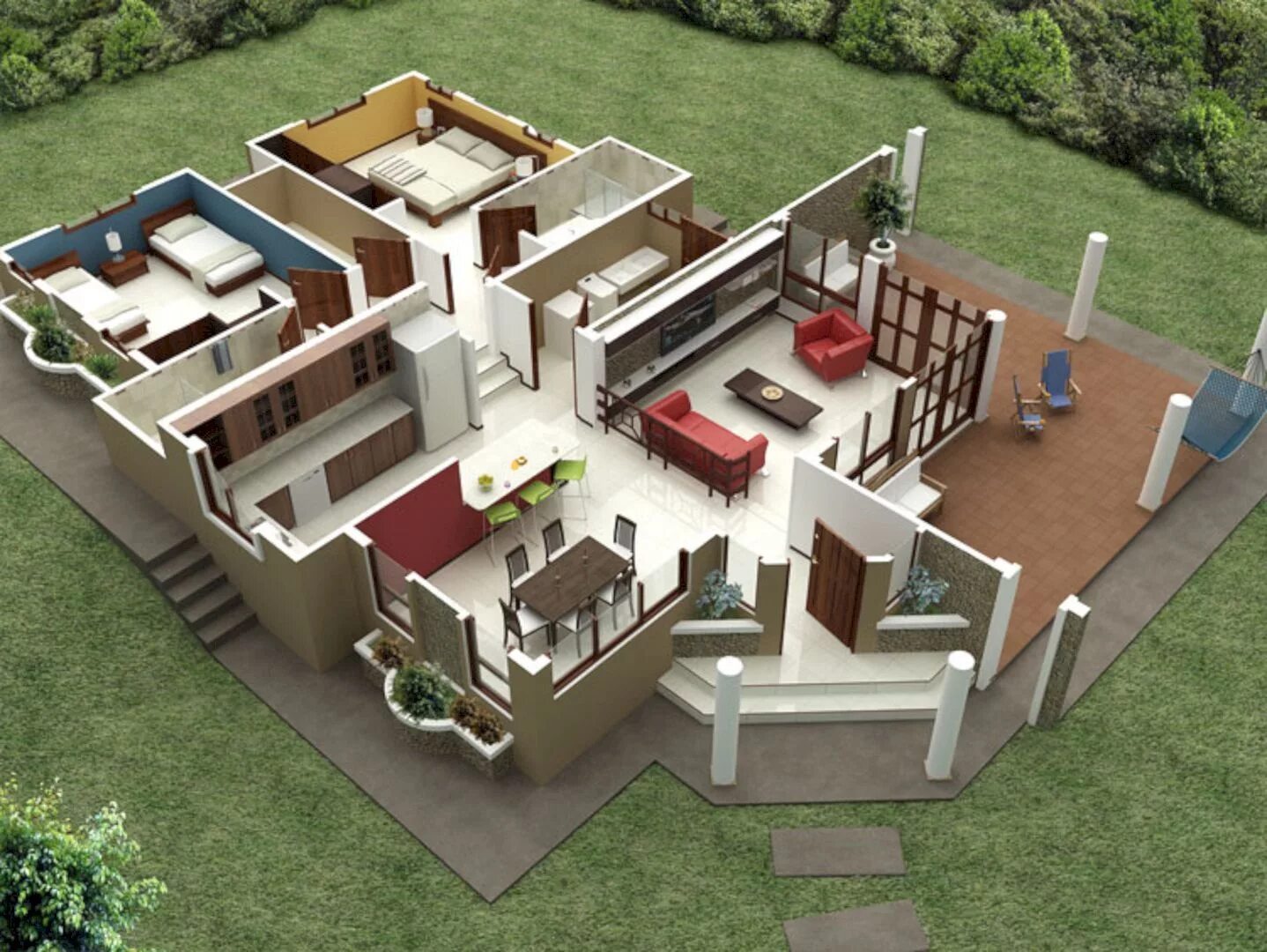 Планировки частных домов фото Why Do We Need 3D House Plan before Starting the Project? Planos de casas, Diseñ