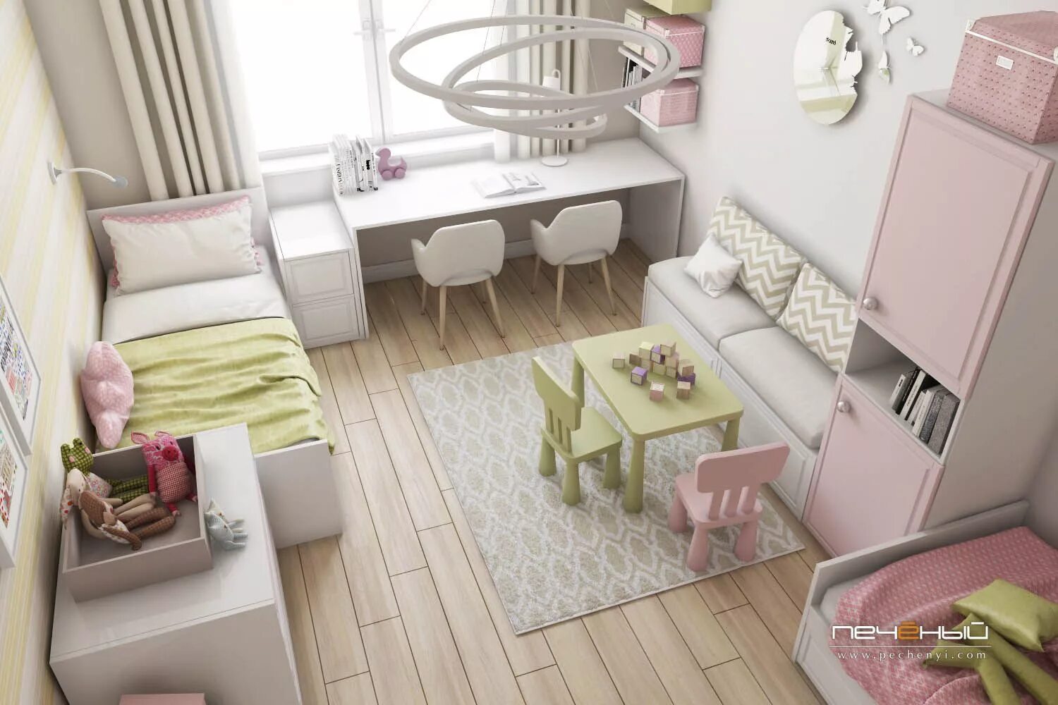 Планировки детских комнат для одного ребенка Детская Girl bedroom designs, Kids interior room, Kids bedroom designs