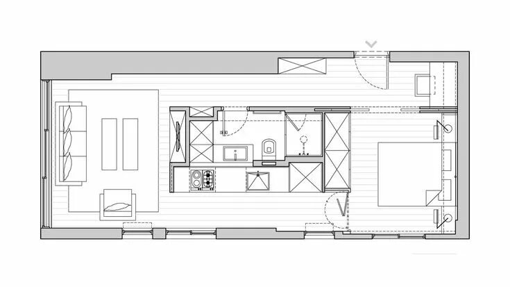 Планировки длинных квартир Pin on Home