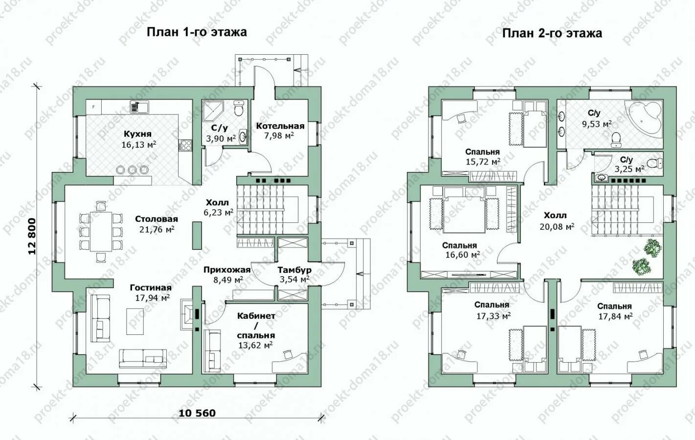 Планировки дома 10х10 2 этажа Проект дома 10х12