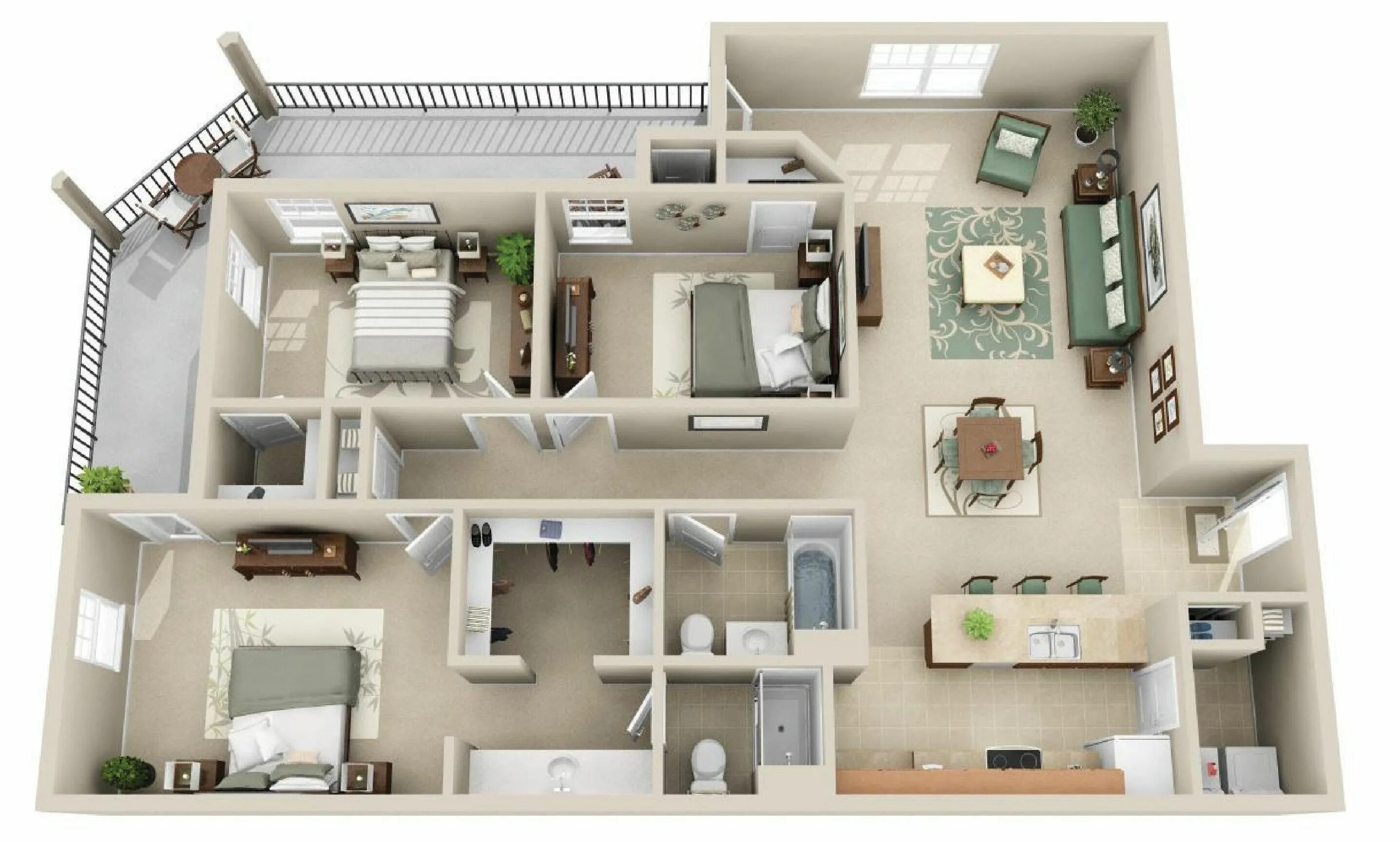 Планировки дома новый город Our Kingston (C1) floor plan hosts 1450 sq ft. It has 3 bedrooms and 2 bathrooms