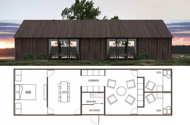 Планировки домов барнхаус Pin by i from the future on house Modern barn house, Architecture house, House e