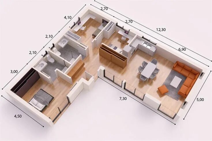 Планировки домов екатеринбурга Pin On Homes L shaped house plans, L shaped house, Container house plans