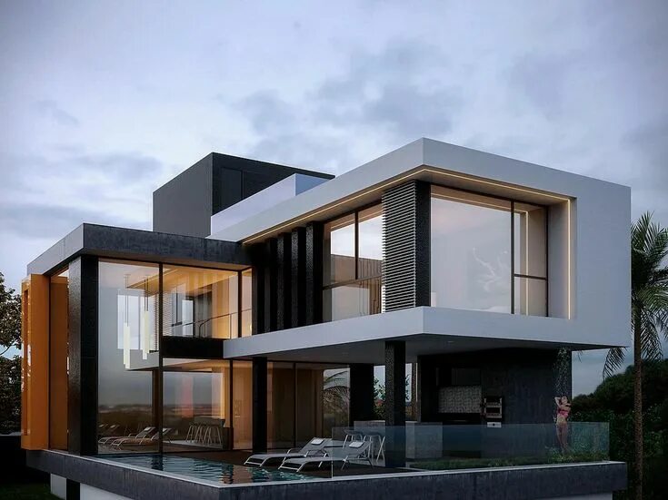 Планировки домов хайтек Casa e&p no vale do sereno - nova lima - brasil homify Fachadas casas minimalist