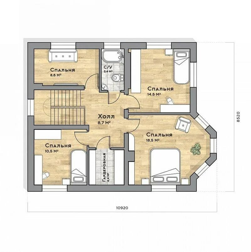 Планировки домов краснодар Проект дома "Леонес" - Строительство домов в "Stone Wood House"