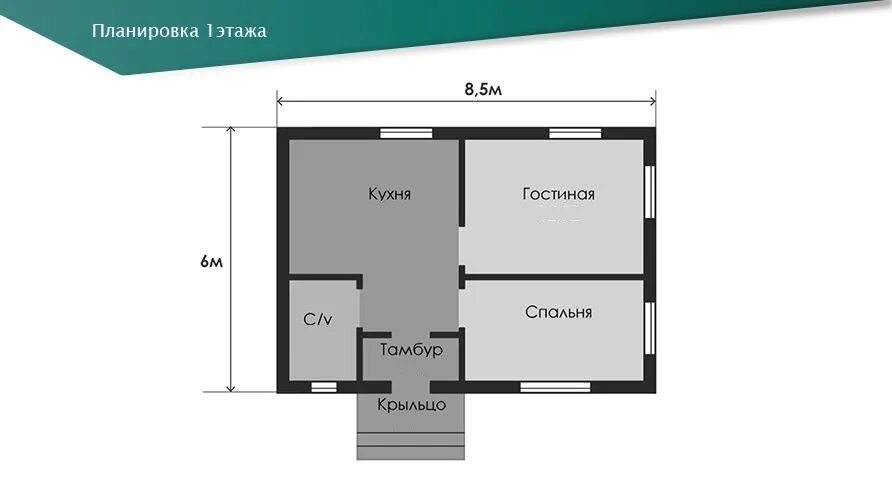 Планировки домов одноэтажных 50 кв Каркасные дома