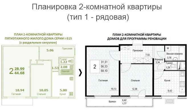Планировки домов по реновации Проекты квартир по реновации