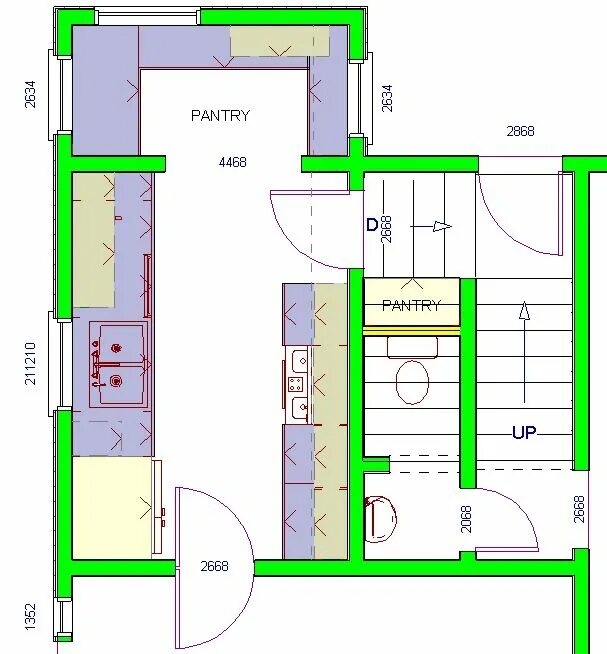 Планировки домов с кладовыми Pantry specs Design rules, Pantry design, Built in pantry